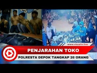 Viral Video Penjarahan Toko Baju, Polisi Tangkap 26 Remaja