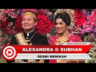 Pembalap Subhan Aksa dan Alexandra Asmasoebrata Resmi Menikah