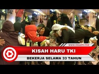 Haru, Momen Perpisahan TKI dan Majikan yang 33 Tahun Tinggal Bersama