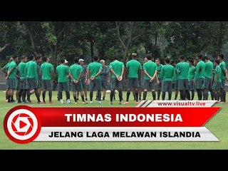 Jelang Indonesia Vs Islandia, Timnas Indonesia Latihan Perdana di GBK