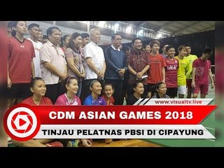 Wakapolri sebagai CdM Kontingen Indonesia Kunjungi Pelatnas PBSI