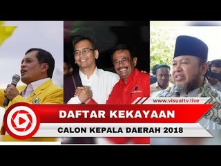 Daftar Harta Kekayaan Calon Kepala Daerah 2018: 350 Milliar hingga Minus 115 Juta
