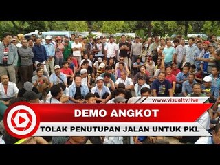 Ratusan Sopir Angkot Tanah Abang Demo, Tolak Penutupan Jalan untuk PKL