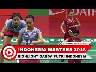 Della/Rizki Tundukkan Ganda Putri Nomor Satu Dunia, Highlight Indonesia Masters 2018