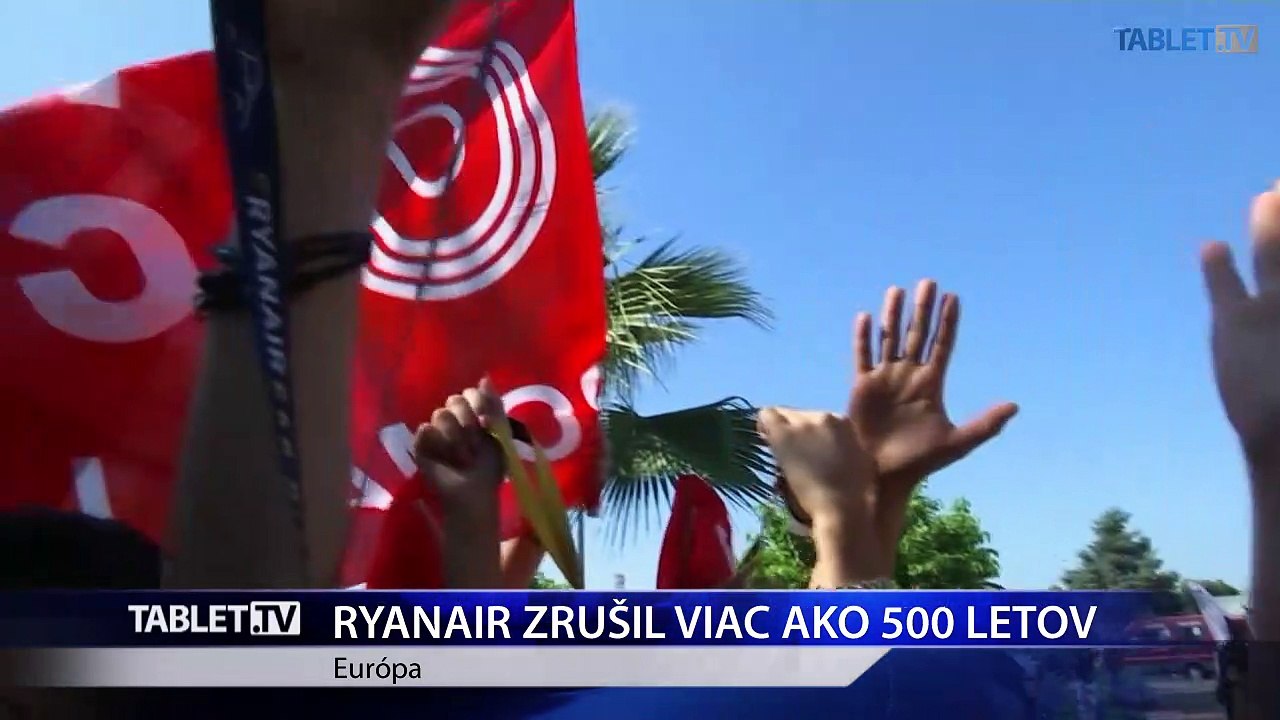 Štrajk zamestnancov Ryanairu viedol k zrušeniu stoviek letov