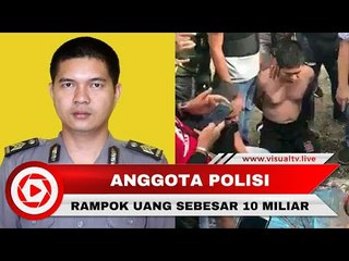 Anggota Polisi Merampok Uang Bank Mandiri Rp 10 Miliar