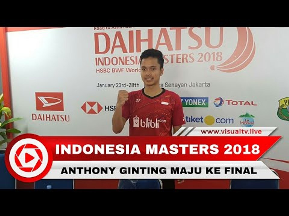 Live Streaming! Anthony Ginting Lolos ke Final...