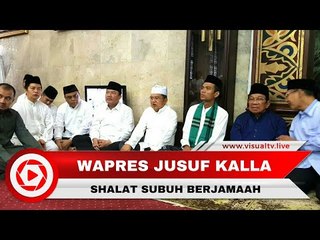 JK dan Wakapolri Shalat Subuh Berjamaah dengan Ustad Abdul Somad