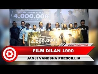 Janji Manis Vanesha untuk Iqbaal jika Film Dilan Tembus 7 Juta Penonton