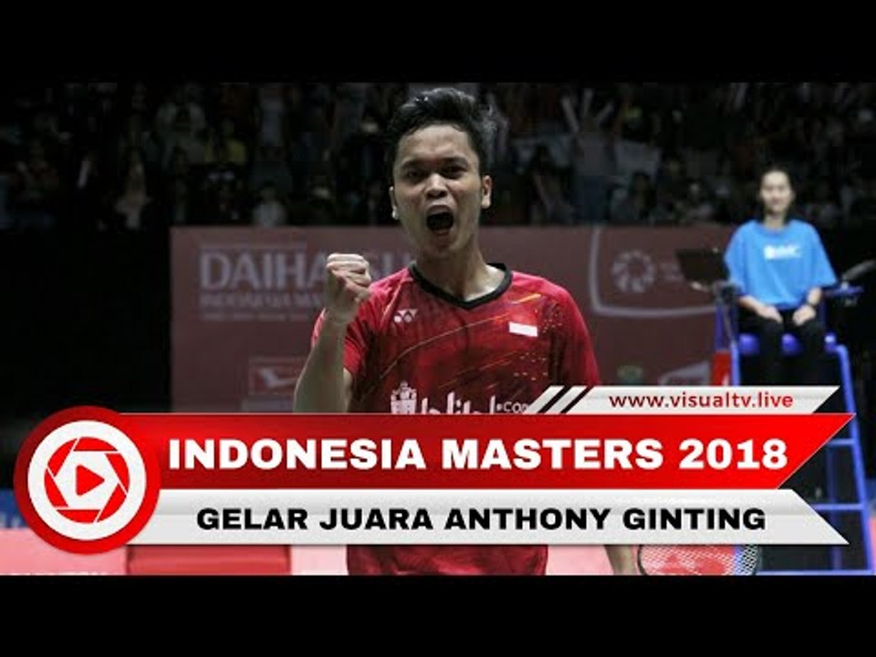 Anthony Ginting Raih Gelar Juara Tunggal Putra...