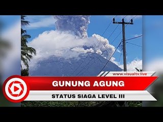 Status Siaga, Gunung Agung Kembali Meletus