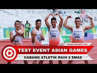 Indonesia Tambah Dua Emas di Cabang Atletik Test Event Asian Games 2018