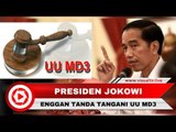 Protes, Jokowi Enggan Menandatangani UU MD3