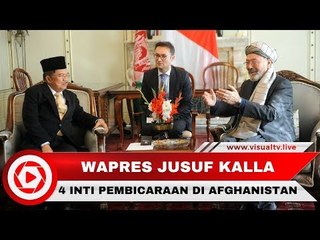 4 Pembicaraan Wapres di Afghanistan Bawa Misi Perdamaian