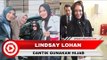 Cantiknya Lindsay Lohan Saat Kenakan Hijab di London Modest Fashion Week 2018