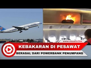 Powerbank di Kabin Pesawat Sebabkan Kebakaran di China Southern Airlines