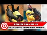 Viral Video Pria Gendong Hewan Mirip Komodo, Ini Penjelasan KLHK