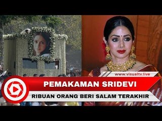 Rakyat India dan Artis Bollywood Lepas Kepergian Sridevi