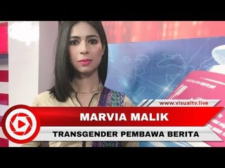 Kisah Marvia Malik, Transgender Pertama yang Jadi Presenter Berita