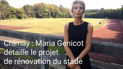 Chimay: Marie Genicot détaille le projet de rénovation du stade et de la piste d'athlétismeull HD