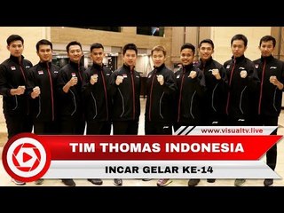 Incar Gelar Ke-14, Tim Thomas Indonesia Hadapi Kanada pada Laga Pembuka