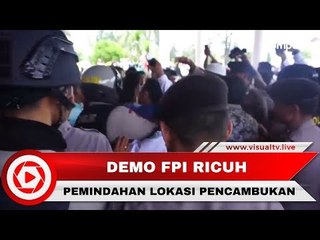 Demo FPI Aceh Tolak Pemindahan Lokasi Pencambukan Berakhir Ricuh
