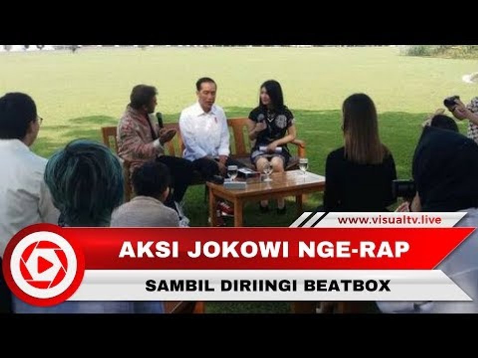 Aksi Jokowi Ngerap, Jagoan Mana sama Rich Brian?