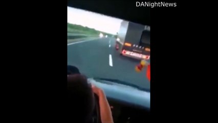 بالفيديو طفل يقود سيارة على طريق سريع وردة فعل الأهل لا تصدق