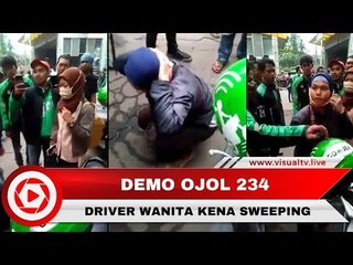Demo Ojol 234, Driver Wanita Dihukum Scooth Jump karena Membawa Penumpang