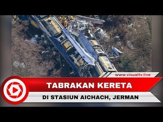 Tabrakan Kereta di Jerman, 2 Korban Tewas dan 14 Terluka