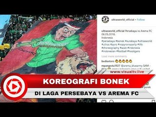 Koreografi Bonek pada Laga Persebaya Vs Arema FC Curi Perhatian Dunia