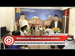 Wakapolri Komjen Pol Syafruddin Terjaring Survei Calon Wakil Presiden