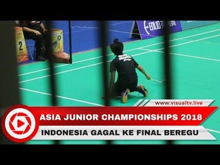 China Menang 3-1 atas Indonesia, Kandaskan Garuda Melaju ke Final AJC 2018