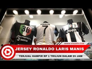 Penjualan Jersey Cristiano Ronaldo Tembus Hampir Rp 1 Triliun Rupiah