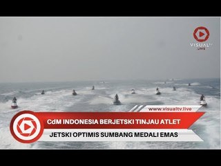 Chef de Mission Indonesia, Komjen Pol Syafruddin MSi Tinjau Atlet dengan Ber-jetski