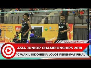 Ghifari/Pramudya dan Sembilan Wakil Indonesia Lolos ke Perempat Final Asia Junior Championships 2018