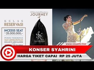 Harga Tiket Konser Syahrini Tembus Rp 25 Juta