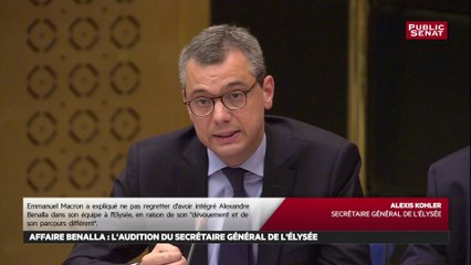 L'intégralité de l'audition d'Alexis Kohler devant le Sénat