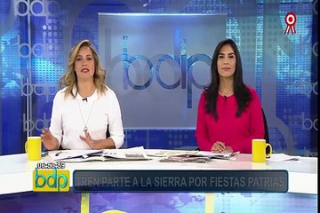 Tren turístico del Ferrocarril Central parte a la sierra por Fiestas Patrias