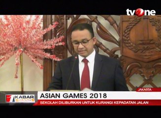 Pemprov DKI Liburkan 34 Sekolah Selama Asian Games 2018