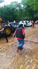 Πλημμυρισμένοι δρόμοι στο Μαρούσι