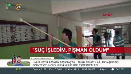 "Suç işledim, pişman oldum"
