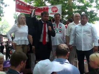 Ilan Shor, declaraţii la un miting la sediul PAS, 20 iulie 2018