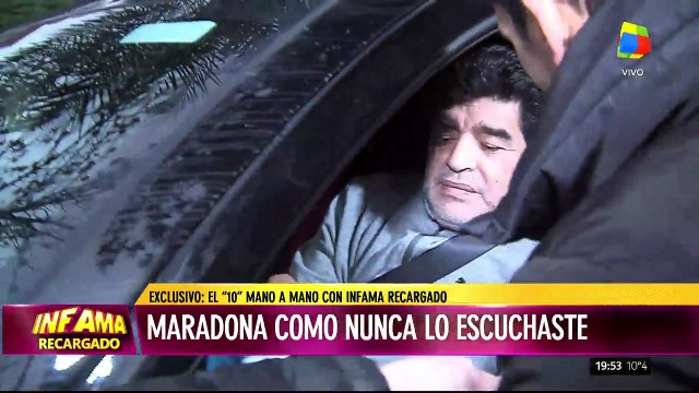 Maradona filmé alors qu’il prend le volant de sa voiture complètement ivre