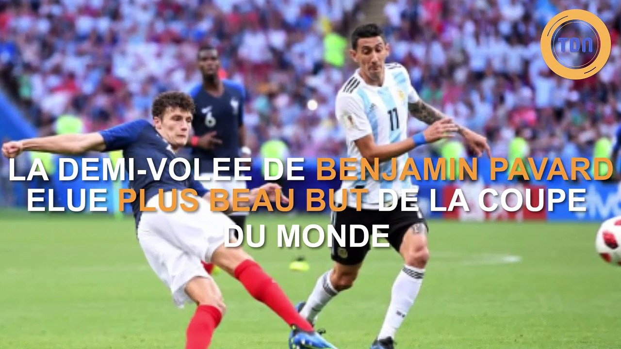 La demi-volée de Pavard face à l'Argentine élue plus beau but de la Coupe du Monde !