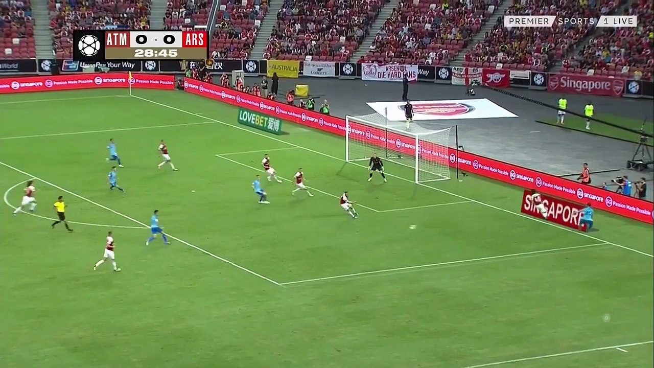 Atletico Madrid vs Arsenal  2-1 (1-1)  Highlights 26/07/2018 International Champions Cup (ICC)