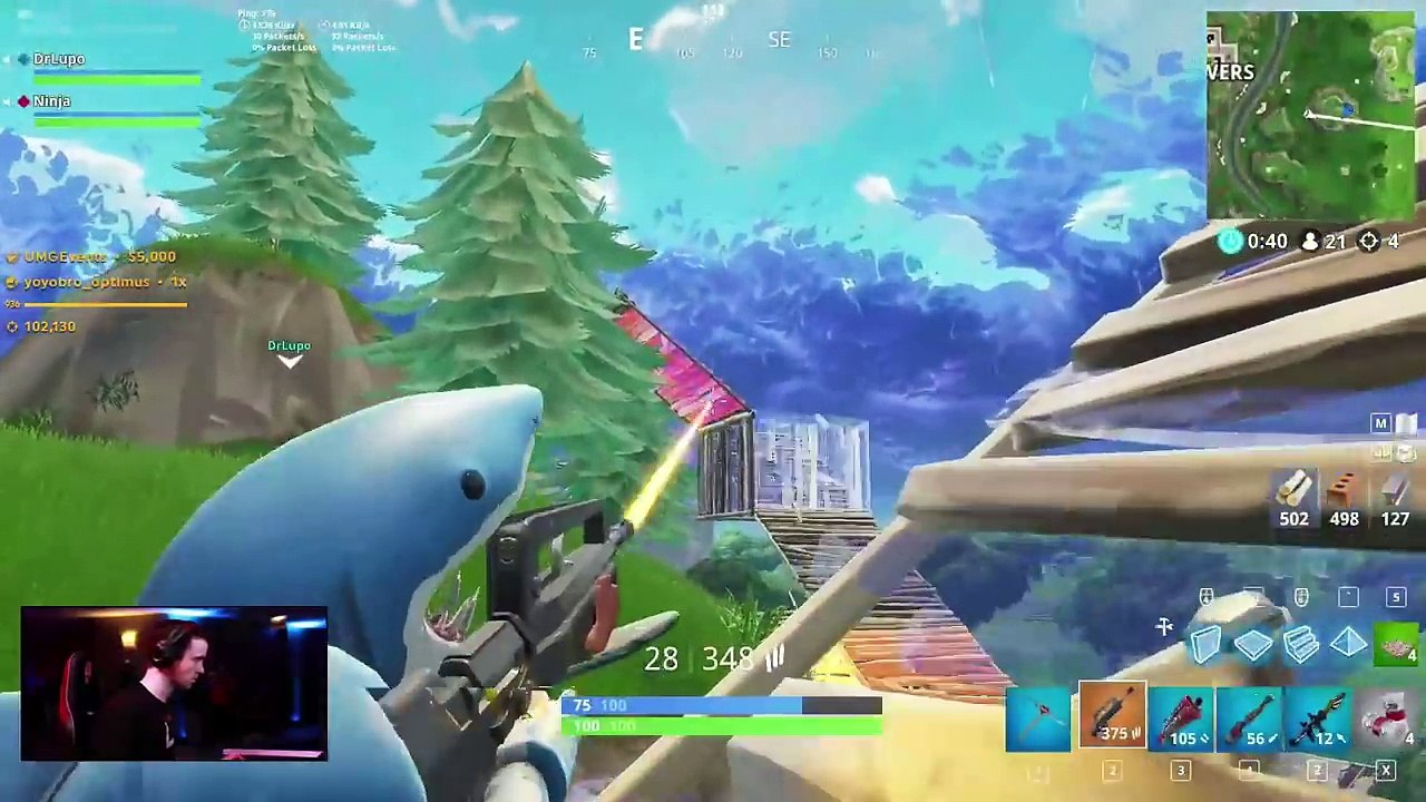 NINJA BEATS EVERYONE!  Redbull Fortnite Tournament