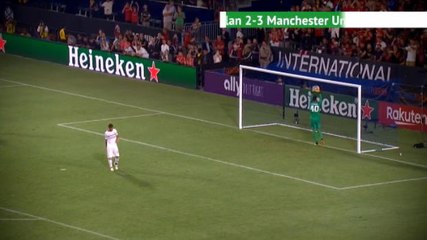 لقطة: كرة قدم: يونايتد يفوز بضربات الجزاء على ميلان