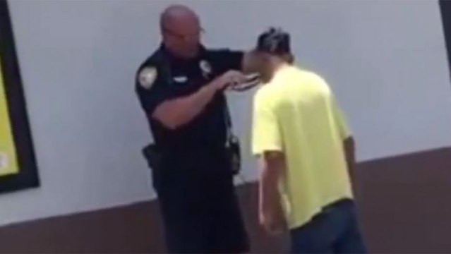 Police Officer Helps Homeless Man Shave Before Job Interview