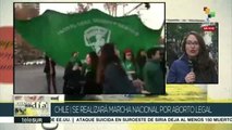 Chile: se realiza sexta marcha nacional por el derecho al aborto legal